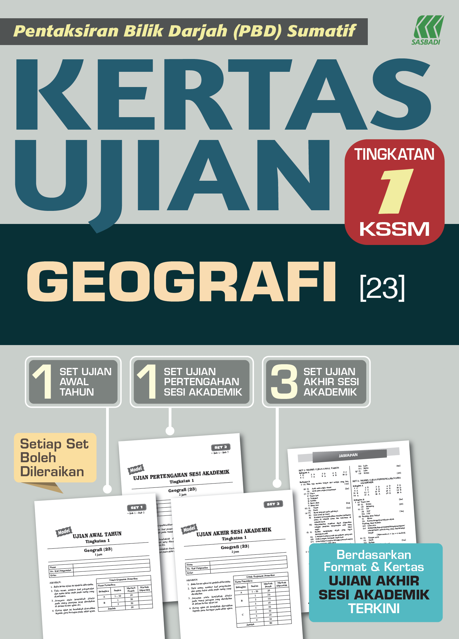 Kertas Ujian KSSM Geografi Ting. 1 Cover